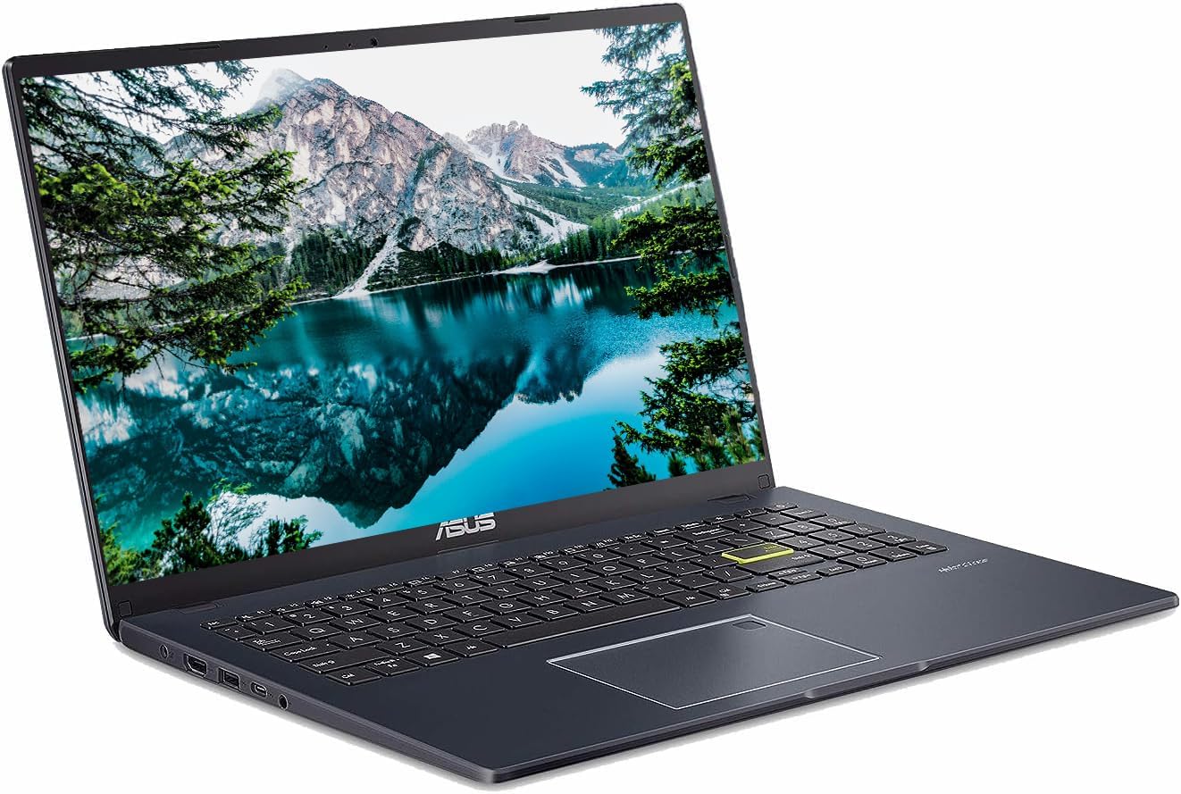 ASUS Lightweight 15.5" Full HD Laptop  Windows 11 Home OS  Intel Celeron Processor Up to 2.76GHz  4GB LPDDR4  128GB SSD  Backlit Keyboard  Star Black (Renewed)