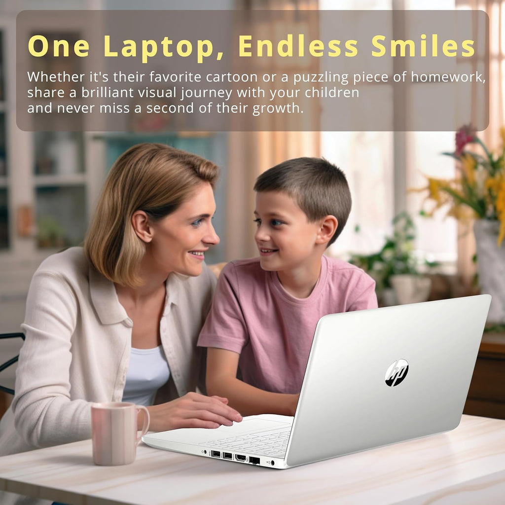HP Stream 14" HD BrightView Laptop  Intel Celeron N4120 Processor  16GB RAM  64GB SSD  Intel UHD Graphics  720p Webcam  WiFi  HDMI  Win 11 S  Silver (Renewed)