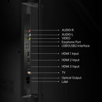 HORION 55 inch Smart TV, 4K UHD LED TV with WebOS 22, Ultra Slim Television with Mega Contrast, HDR10, Dolby Audio - Streaming Live, Bluetooth, Hdmi, WiFi ((P6D Series)