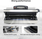 Vesta Precision Food Saver Vacuum Sealer Machine, 95kPa Commercial Grade Vacuum Sealer for Food, 12" Wide Sealing Bar & Smart Seal Design, Ideal for Sous Vide, includes Patented Cutter Box with Bags