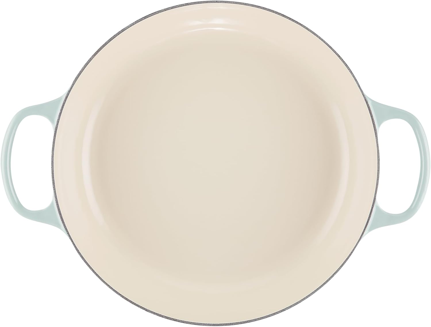 Le Creuset Enameled Cast Iron Signature Braiser, 3.5 qt., Sea Salt