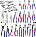WORKPRO Pliers Set, 20 Pieces Pliers Tool Set with 2 Packs Organizer Rack, Slip Joint Pliers, Channel Locks Plier and Vise Grip Plier Assortment for Home, Garage, Mechanics & DIY Projects