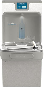 Elkay LZS8WSLK Filtered Fountain & EZH2O Bottle Filling Station, Lt. Gray, 120V