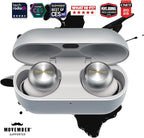 Technics Reference Class Hi-Fi Wireless Earbuds  Dolby Atmos with Head Tracking  Adaptive Noise Cancelling  3 Device Multipoint  10-hr Battery  Wireless Charging  Improved Fit - EAH-AZ100-S (Silver)