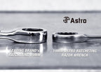 Astro Tools 71012 Razor Wrenches 12pc Super-Thin Ratcheting Wrench Set 8-19mm