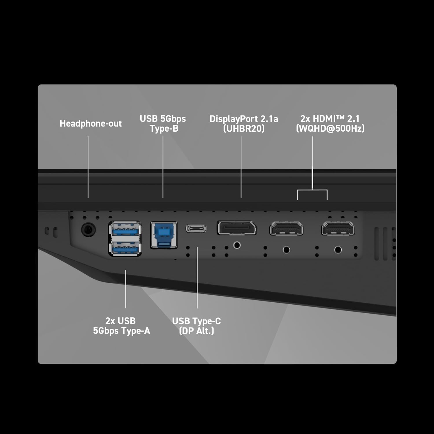 msi MPG 271QR QD-OLED X50 27-inch 2560 x 1440 (QHD) Gaming Monitor  500Hz  AMD Adaptive-Sync  HDR Ready  HDMI  VGA Port  VESA Mountable  Tilt  4-Side Slim Bezel  0.03ms  Black