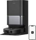 DREAME L40 Ultra Gen 2 Robot Vacuum and Mop with 25,000Pa Suction, Extendable Side Brush and Mop, All-in-One Self-Emptying & Cleaning Dock, Voice & App Control, Black