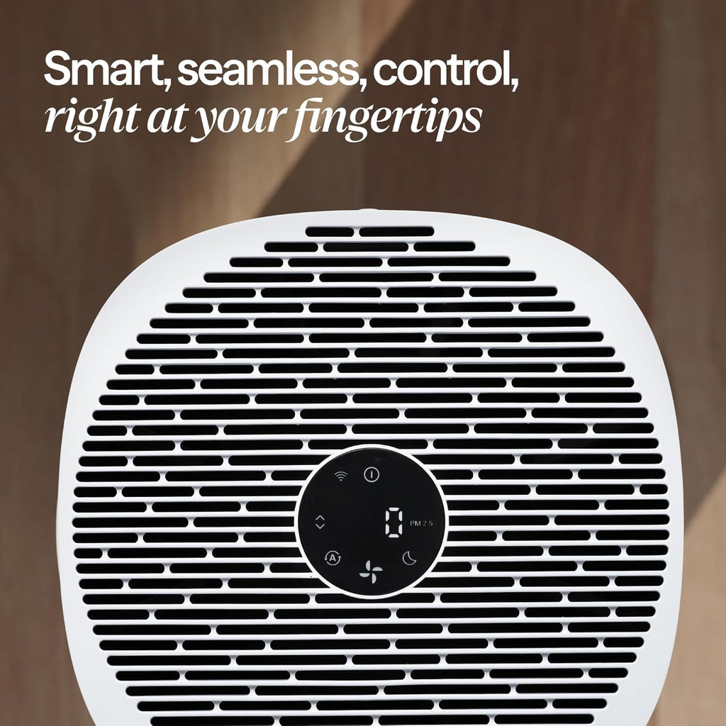 BLUEAIR Air Purifiers for Large Rooms, Cleans 3,048 Sqft In One Hour, HEPASilent Smart Air Cleaner For Home, Pets, Allergies, Virus, Dust, Mold, Smoke - Blue Pure 211i Max