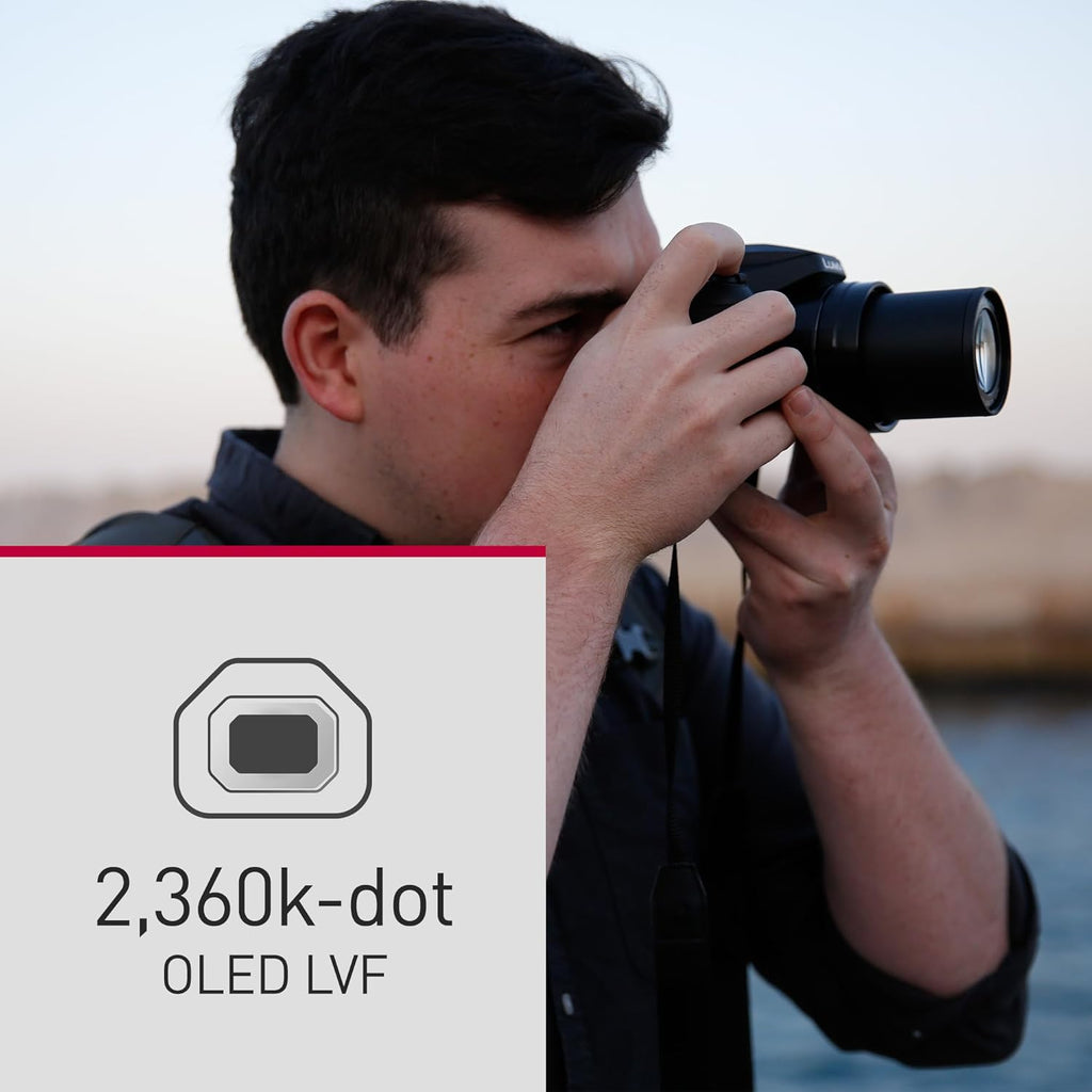 Panasonic LUMIX FZ80D Point and Shoot Digital Camera 4K Photo/Video Recording with Power Optical Image Stabilizer  Vlogging Camera with 60X Optical Zoom & 20-1200mm Wide-Angle Lens - DC-FZ80D