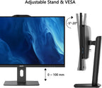 msi PRO AP272P Business All-in-One Desktop  27" IPS FHD 100Hz Eye-Care Display  Intel Core i5-14400  32GB DDR5  1TB SSD  IR FHD Webcam  Wi-Fi 6E  HDMI  DP  Wireless KB & Mouse  Windows 11 Pro