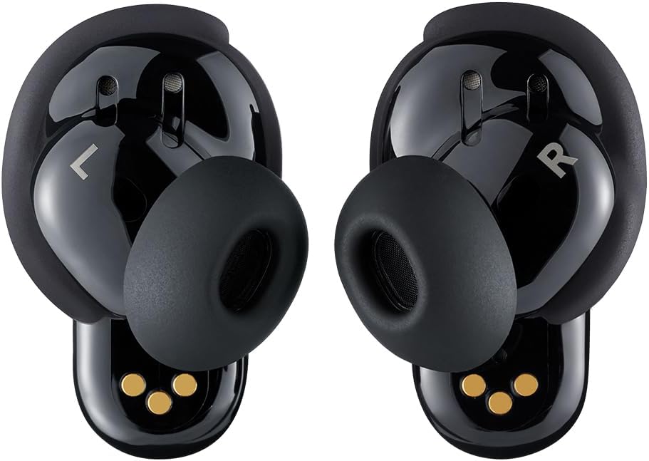 Bose QuietComfort Ultra Earbuds (2nd Gen) - Wireless Noise Cancelling Earbuds with Mic  Immersive Audio  USB-C Charging  Up to 6 Hours Battery  IPX4 Rating  Black