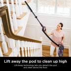 Shark LA702 Rotator Pet Lift-Away ADV Upright Vacuum with DuoClean PowerFins HairPro & Odor Neutralizer Technology, Wine Purple