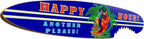 Classic Happy Hour Parrot Party Shark Bite Surfboard - 4 footer (Indoor use only)