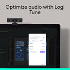 Logitech Zone Vibe 100 Lightweight Wireless Over Ear Headphones with Noise Canceling Microphone, Advanced Multipoint Bluetooth Headset, Works with Teams, Google Meet, Zoom, Mac/PC - Off White