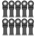 BOSCH 1-1/4 in. OSL114JF-10 Starlock Oscillating Multi-Tool Bi-Metal Blade 10-Pack - Professional Swiss-Made Precision, 3D Interface Design, Universal Tool Compatibility for Clean Cuts in Hard Wood