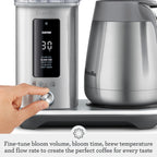 Breville Luxe Drip Coffee Machine, Brushed Stainless Steel, Thermal Carafe, BDC465BSS