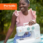 Sewing Machine for Beginners, The Dream by American Home, 15 Built-in Stitches, Great for Refashioning Clothes, AH700