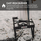 GasOne Large Turkey Fryer Set with Propane Burner – 30QT & 10QT Pots, Complete Set Outdoor Cooker for Turkey, Chicken, Crawfish, Crab, Shrimp