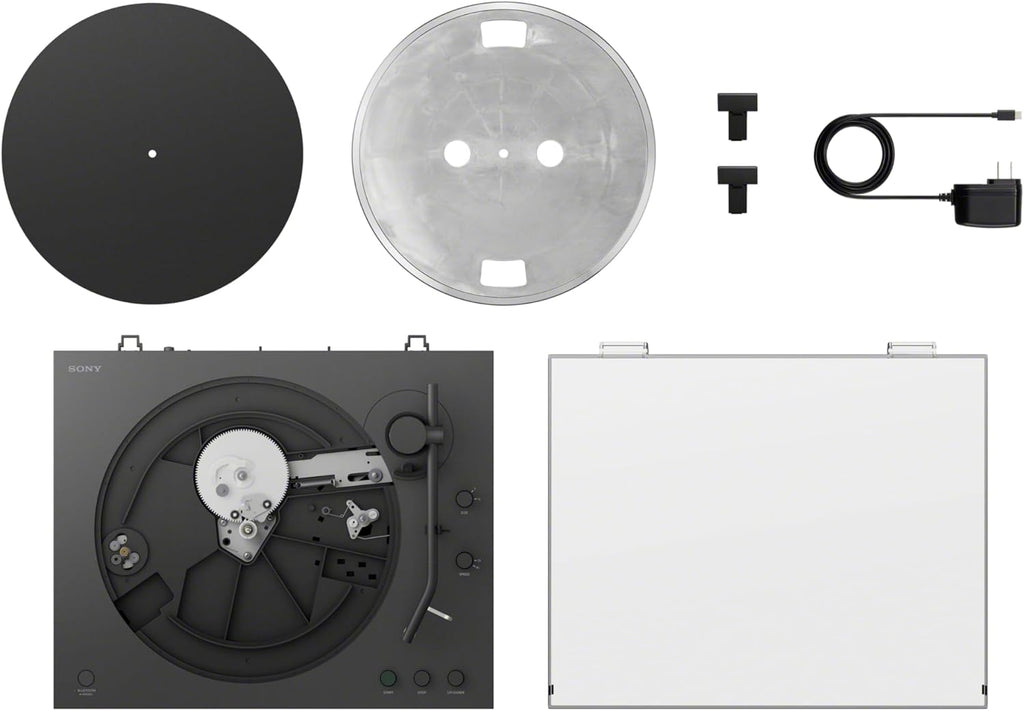 Sony PS-LX3BT Wireless Bluetooth Turntable (2026 Model) : Fully Automatic Belt Drive Vinyl Record Player with Built-in Phono EQ  Black