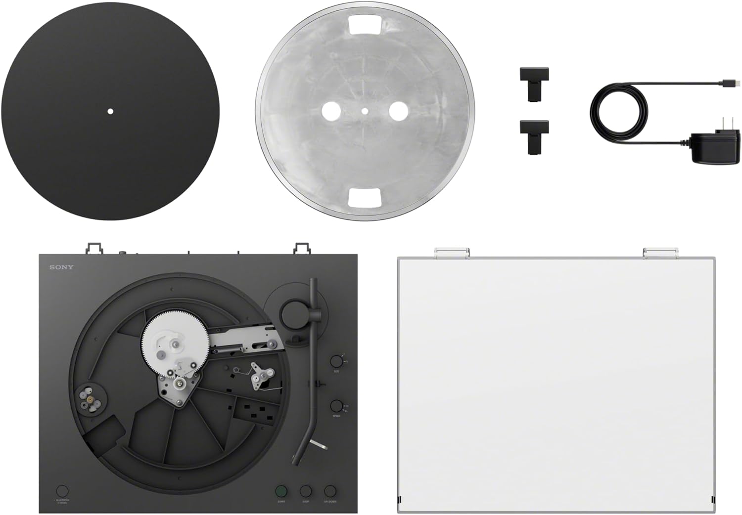 Sony PS-LX3BT Wireless Bluetooth Turntable (2026 Model) : Fully Automatic Belt Drive Vinyl Record Player with Built-in Phono EQ  Black
