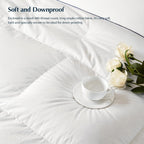 Pacific Coast Comforter King Size, Filled in White Goose Down Bedding Comforter King Size .All Season White Luxury Hotel Fluffy Duvet Insert, 106"x90"