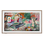 Hisense 55-Inch Class QLED 4K S7N CanvasTV Series Dolby Vision HDR Google Smart TV (55S7N) - 144Hz  Art Mode  Anti-Glare Panel  Hi-Matte Display  Frame & UltraSlim Wall Mount Included