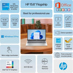HP 15.6" Touchscreen Pavilion Laptop Computer  16GB RAM  1TB Storage (500GB SSD + 500GB Ext)  10-Core Intel i5 Processor  Wi-Fi 6E  Windows 11 Pro with Lifetime Microsoft Office  MarxsolAccessory