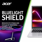 acer Aspire 3 Slim Laptop with Office 365 for The Web - Backlit Keyboard - Intel Core I3-1305U Processor - 8GB RAM - 256GB SSD - 15.6" FHD - Windows 11 no Mouse