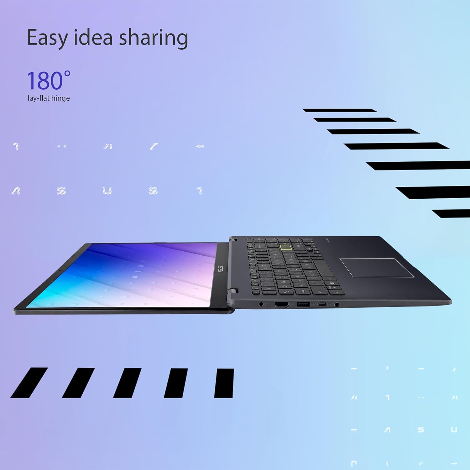 ASUS 15.6” Vivobook Go Slim Laptop  Thin & Portable for Student Study  Intel Dual Core N4500  4GB RAM  128GB SSD  Windows 11  Star Black  L510KA-ES04