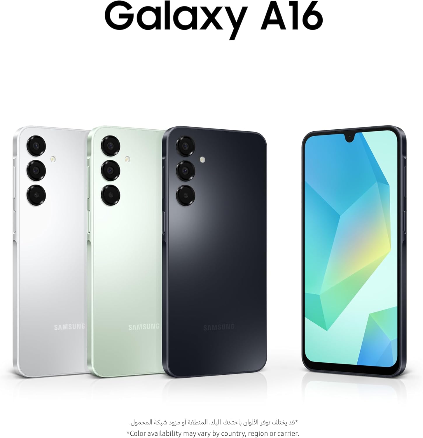 SAMSUNG Galaxy A16 4G LTE (128GB + 4GB) International Model SM-A165F/DS Factory Unlocked 6.7" Dual Sim 50MP Dual Cam (Case Bundle) (Light Green)