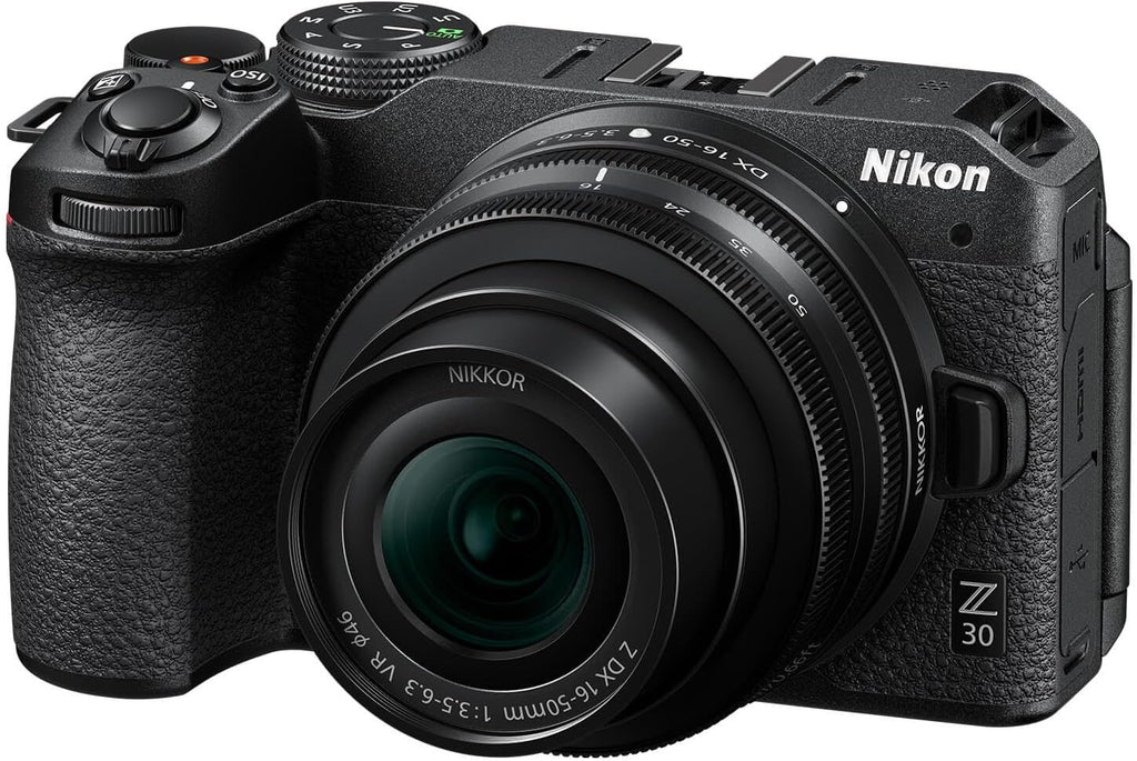 Nikon Z 30 with Wide-Angle Zoom Lens | Our most compact  lightweight mirrorless stills/video camera with 16-50mm zoom lens | Nikon USA Model