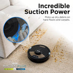 Shark Matrix Plus 2-in-1 Robot Vacuum & Sonic Mop, Home Mapping, HEPA Bagless Self Empty Base with 30-Day Capacity, CleanEdge, for Pet Hair, WiFi, UR2650WS (Renewed)
