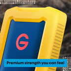 1TB G-Drive ArmorATD Rugged, Durable Portable External HDD, Up to 130MB/s, USB-C (5Gbps), USB 3.2 Gen 1 – SDPHE1G-001T