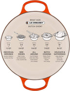 Le Creuset Enameled Cast Iron Signature Round Dutch Oven, 7.25 qt., Cerise
