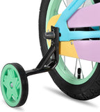 JOYSTAR 12 14 16 Inch Kids Bike for 2-7 Years Girls 33-53 Inch Tall, Toddler Girls Bike with Training Wheels, Rainbow Bikes, Children Bicycle, Macaroon