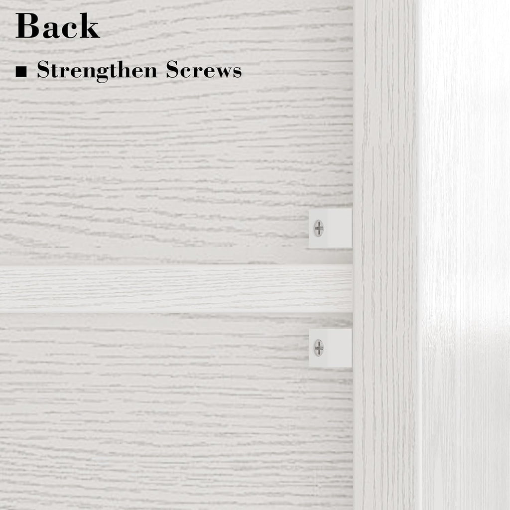 IRONCK Industrial Bookshelves and Bookcases with Doors Set of 2 Floor Standing 6 Shelf Display Storage Shelves 70 in Tall Bookcase for Home Office, Living Room