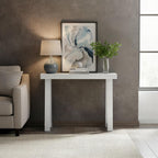 Plank+Beam Solid Wood Console Table, 36 Inch, Sofa Table, Narrow Entryway Table for Hallway, Behind The Couch, Living Room, Foyer, Easy Assembly, White