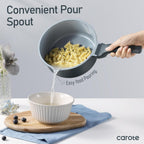 CAROTE 14 Pcs Ceramic Cookware Set, Pots and Pans Set Non Stick with Ceramic Coating, Induction Kitchen Sets