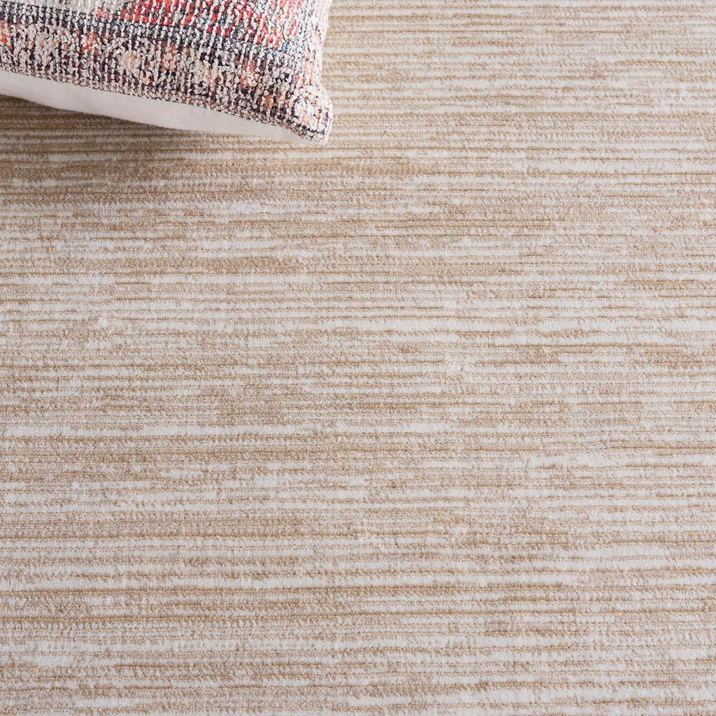 SAFAVIEH Vision Collection Area Rug - 12' Square, Cream, Modern Ombre Design, Non-Shedding & Easy to Clean, Ideal for Living Room, Bedroom, Dining Space (VSN606F)