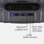 Turtlebox Grande: Loud! Outdoor Portable Bluetooth 5.4 Speaker | Rugged  Waterproof  Ultra-Portable | Plays to 126db  Deep Bass  Shockproof  Unlimited Pairing for Full Stereo Experience  Gray