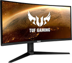 ASUS VG34VQL1B TUF 34 Inch Curved Gaming Monitor - WQHD (3440x1440)  165Hz  1ms  Extreme Low Motion Blur  FreeSync Premium  Eye Care  Height Adjustable  DisplayHDR 400  DisplayPort  HDMI  USB