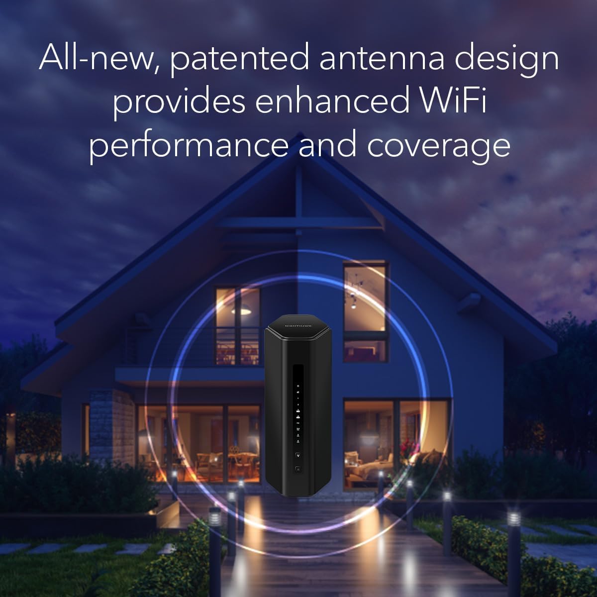 NETGEAR Nighthawk WiFi 7 Router (BE9300) – Router Only  9.3Gbps Wireless Speed  2.5 Gigabit Internet Port  Tri-Band for Gaming  Covers 2 500 sq. ft.  100 Devices  VPN – Free Expert Help