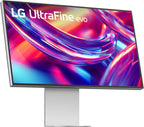 LG 32U990A-S 32-Inch Ultrafine 6K (6144 x 3456) Nano IPS Black Thunderbolt 5 Professional Monitor  60Hz  DisplayHDR 600  Speakers  HDMI 2.1  DisplayPort 2.1  USB-C  Tilt/Height/Pivot Stand  Silver