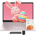 HP Stream 14" Laptop with AI Copilot  Flagship for Students & Business  13th Gen Intel 4-Core  4GB RAM  1.12TB Storage (128GB UFS + 1TB Docking Station)  Office 365 1-Year  Win 11 S  Tranquil Pink