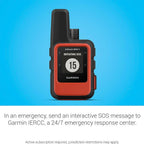 Garmin inReach Mini 2  Lightweight and Compact Satellite Communicator  Hiking Handheld  Orange - 010-02602-00
