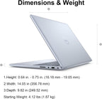 Dell Inspiron 16 Business Laptop 16" 16:10 FHD+ (1920 x 1200) Touchscreen Intel Core 7 150U 64GB DDR5 RAM 4TB SSD Backlit Keyboard WiFi 6E MS Office Lifetime License & Designed Mouse Win11 Pro