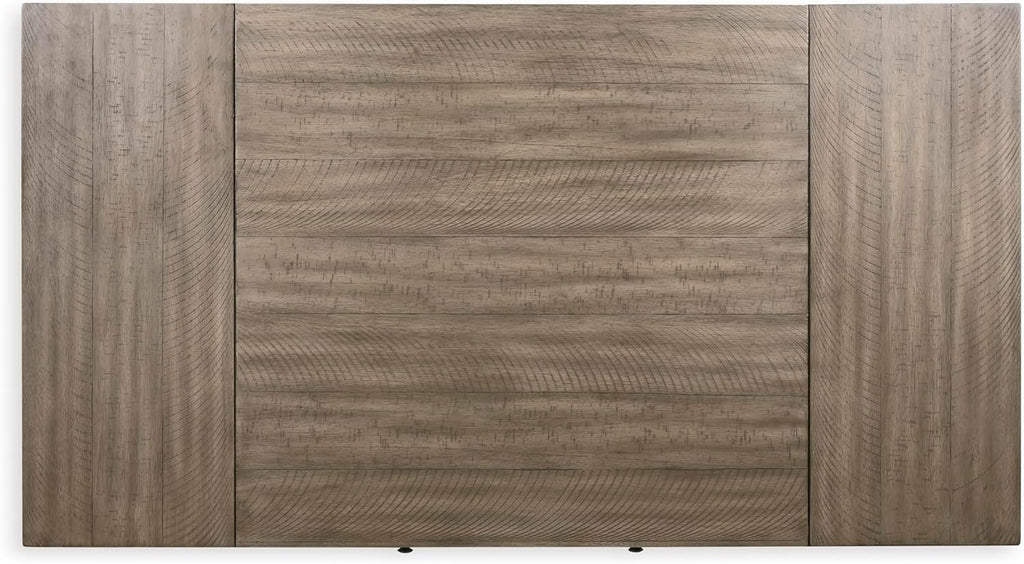 Signature Design by Ashley Skempton Farmhouse Rectangular Dining Room Table with Storage, White & Light Brown