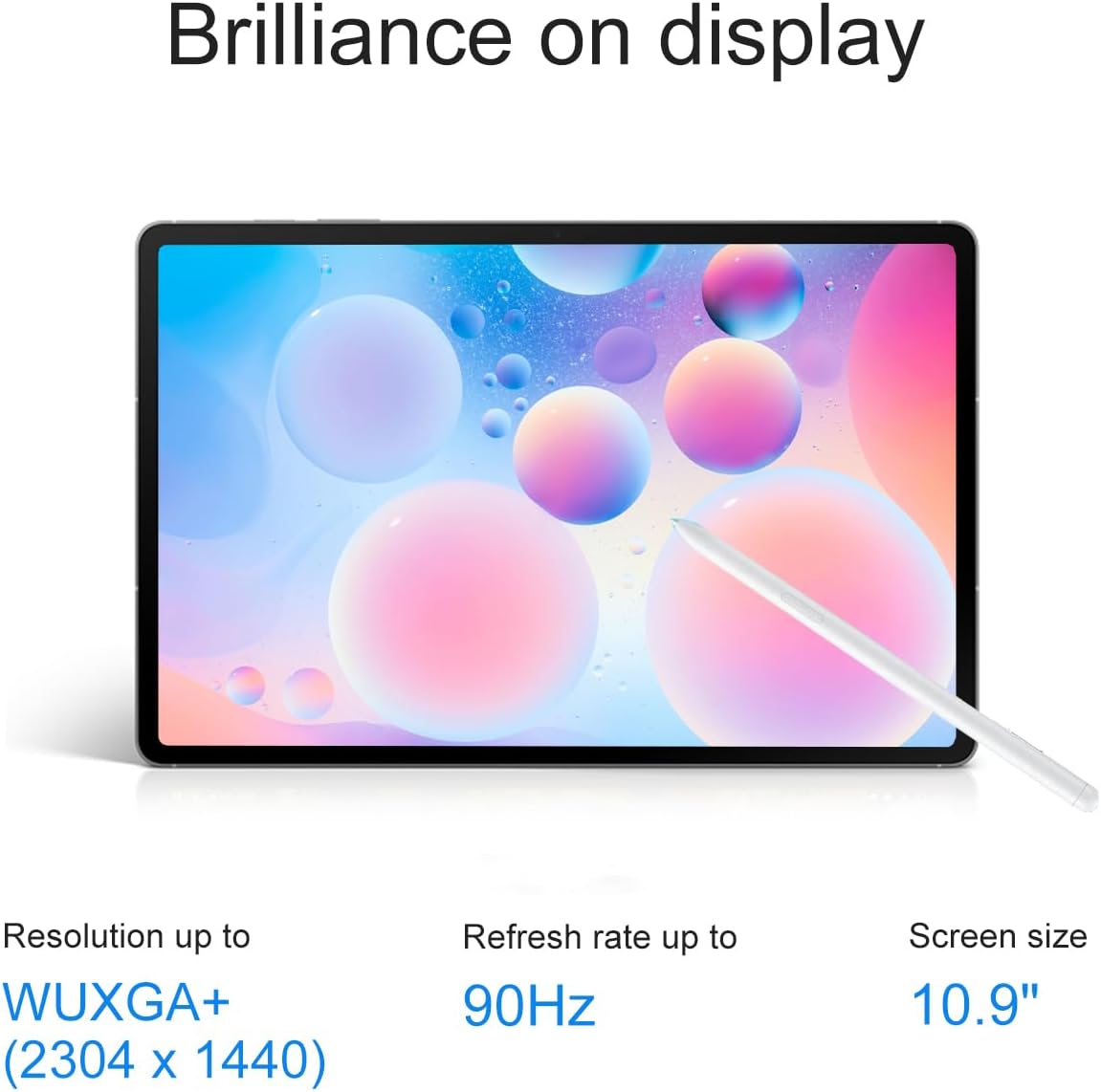 Samsung Galaxy Tab S10 FE Android Tablet (10.9" 2K+ Touchscreen  8-Core  8GB RAM  256GB Storage (128GB+128GB SD Card))  S Pen  Long Battery Life  Dual Cameras  Lightweight  SM-X520  NA Version  Gray