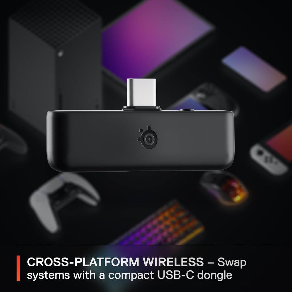 SteelSeries Arctis Nova 5X Wireless Multi-System Gaming Headset — Neodymium Magnetic Drivers — 100+ Audio Presets — 60 HR Battery — 2.4GHz or BT — ClearCast Gen2.X Mic — Xbox  PC  PS  Switch  Mobile
