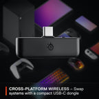 SteelSeries Arctis Nova 5X Wireless Multi-System Gaming Headset — Neodymium Magnetic Drivers — 100+ Audio Presets — 60 HR Battery — 2.4GHz or BT — ClearCast Gen2.X Mic — Xbox  PC  PS  Switch  Mobile
